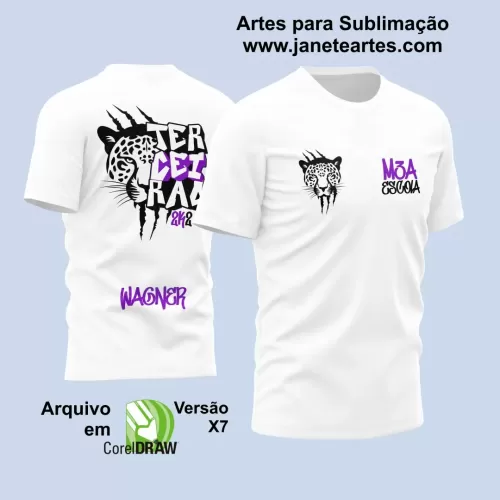 Template Camisa de Interclasse - Jogos Internos - Onça - 2024 - 2025