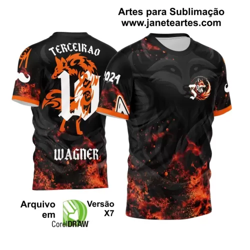 Template - Camisa de Interclasse - Jogos Internos - Raposa - 2024 - 2025