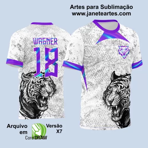 Template Camisa de Interclasse - Jogos Internos - Tigre - 2024 - 2025 