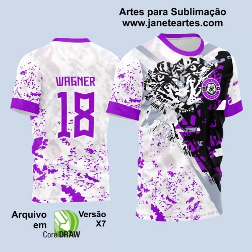 Template Camisa de Interclasse - Jogos Internos - Tigre - 2024 - 2025 