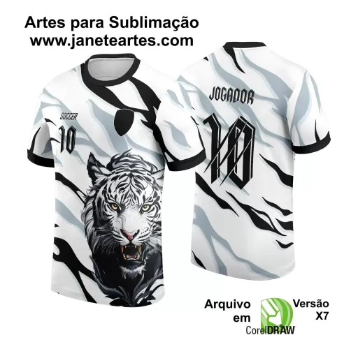 Template Camisa de Interclasse - Jogos Internos - Tigre - 2024 - 2025