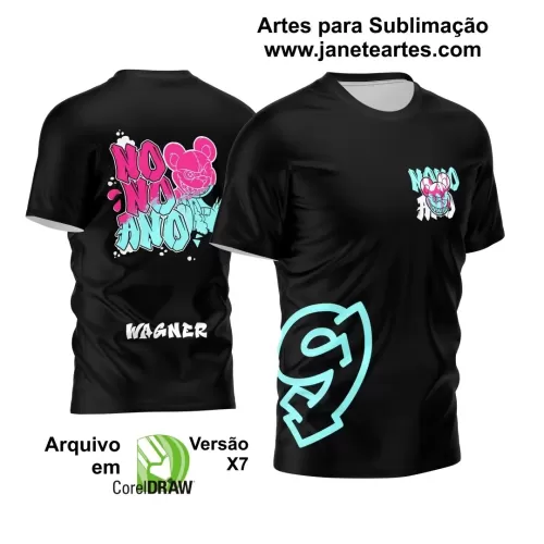 Template Camisa de Interclasse - Jogos Internos - Urso - 2024 - 2025