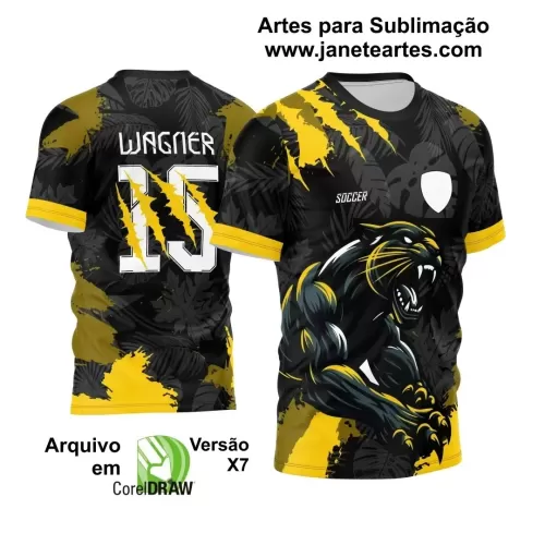 Template - Camisa de Interclasse - Pantera - 2024 - 2025