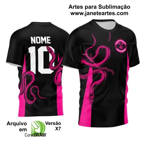 Template - Camisa de Interclasse Preta - Jogos Internos - Cobra - 2024 - 2025