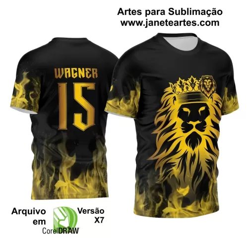 Template - Camisa de Interclasse - Uniforme Futebol - Leão - 2024 - 2025