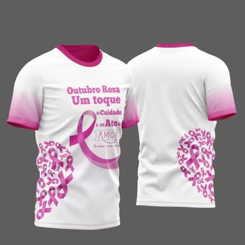 Template Camiseta - Outubro Rosa - 2024