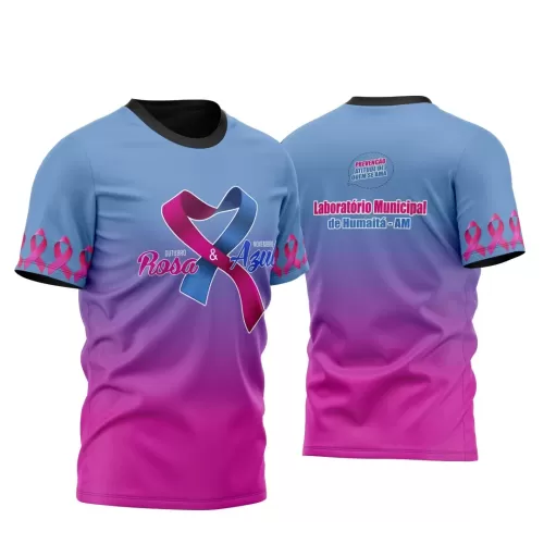 Template Camiseta - Outubro Rosa e Novembro Azul - 2024 