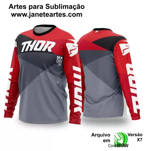 Template Camiseta - Trilheiro -  Motocross - 2024 - 2025