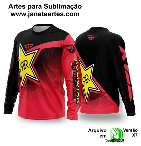 Template Camiseta - Trilheiro -  Motocross - 2024 - 2025