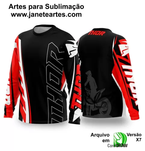 Template Camiseta - Trilheiro -  Motocross - 2024 - 2025