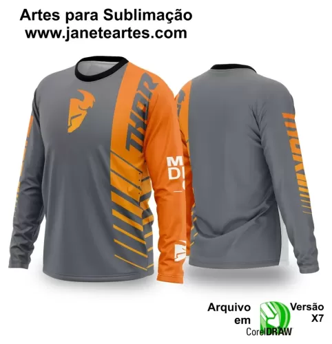 Template Camiseta - Trilheiro -  Motocross - 2024 - 2025