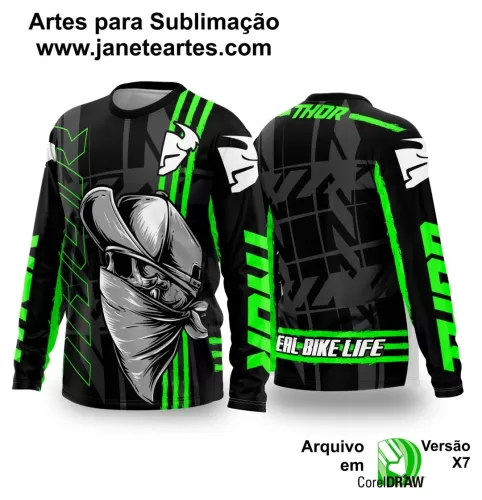 Template Camiseta - Trilheiro -  Motocross - 2024 - 2025