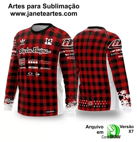 Template Camiseta - Trilheiro -  Motocross - 2024 - 2025