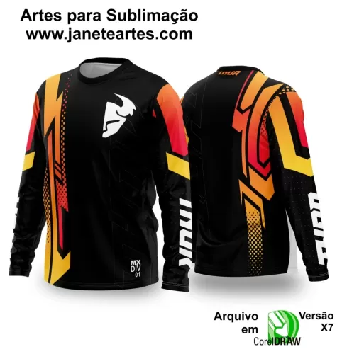 Template Camiseta - Trilheiro -  Motocross - 2024 - 2025