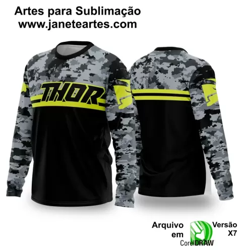 Template Camiseta - Trilheiro -  Motocross - 2024 - 2025