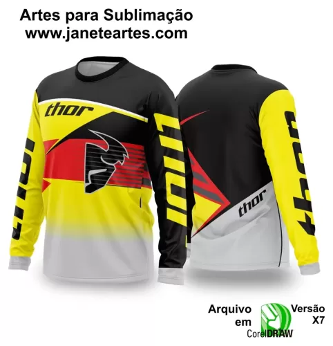 Template Camiseta - Trilheiro -  Motocross - 2024 - 2025