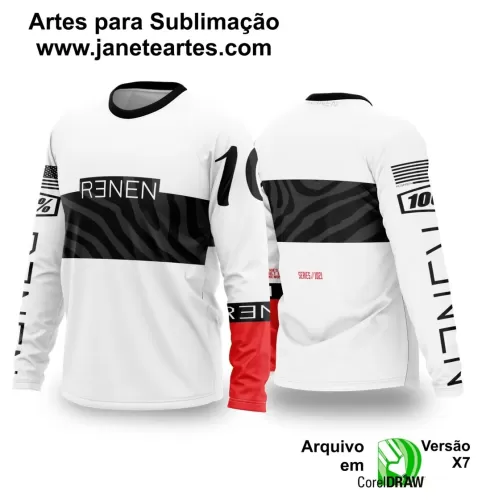 Template Camiseta - Trilheiro -  Motocross - 2024 - 2025