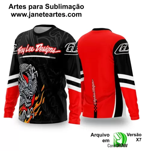 Template Camiseta - Trilheiro -  Motocross - 2024 - 2025