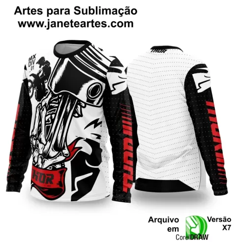 Template Camiseta - Trilheiro -  Motocross - 2024 - 2025