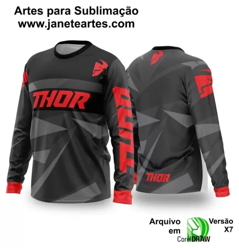 Template Camiseta - Trilheiro -  Motocross - 2024 - 2025