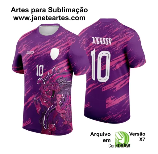 Template Camiseta de Interclasse - Jogos Internos - Dragão - 2024 - 2025