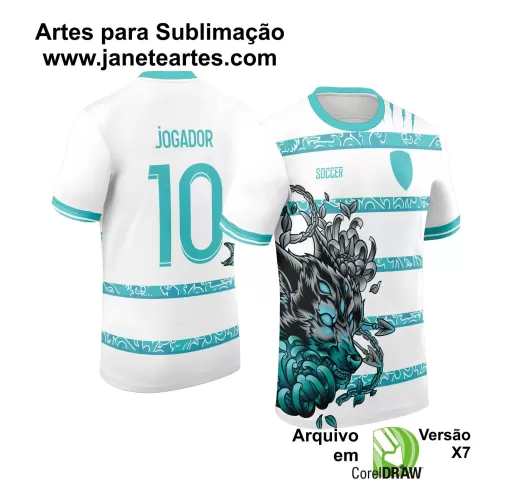 Template para Camisa de Interclasse - Jogos Internos - Lobo - 2024 - 2025